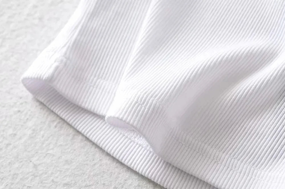 Summer Women’s Slim Fit Crop Top – Short Sleeve Stretchy O - Neck T-Shirt | NovaLume Elegant Women's Fashion