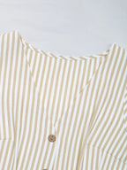 Summer Women’s Striped Casual One - Piece Romper – Comfortable Short Playsuit | NovaLume Elegant Women's Fashion