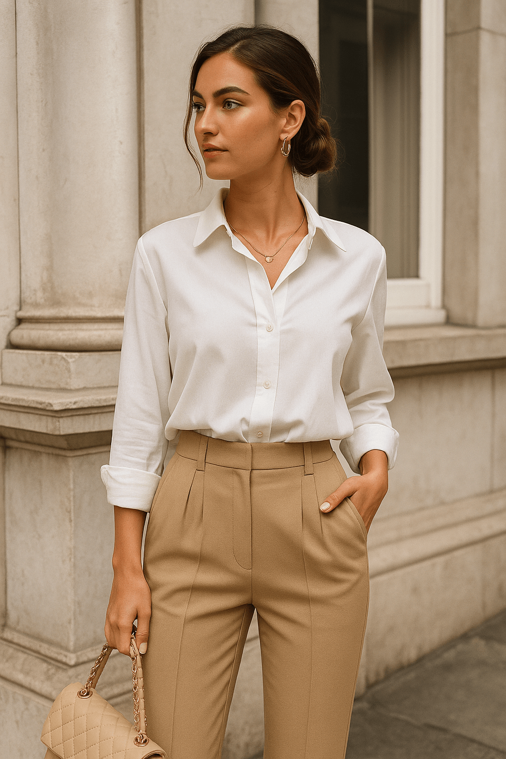 Women’s Elegant High - Waist Pencil Pants – Chic Office & Casual Streetwear Trousers | NovaLume Elegant Women's Fashion