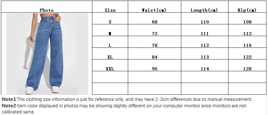 Women’s Retro High - Waist Baggy Jeans – Y2K Straight Leg Slim Fit Pants | NovaLume Elegant Women's Fashion