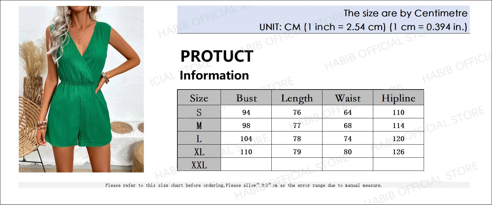 Women’s Summer V - Neck Sleeveless Romper – Casual Solid Color Jumpsuit Playsuit | NovaLume Elegant Women's Fashion